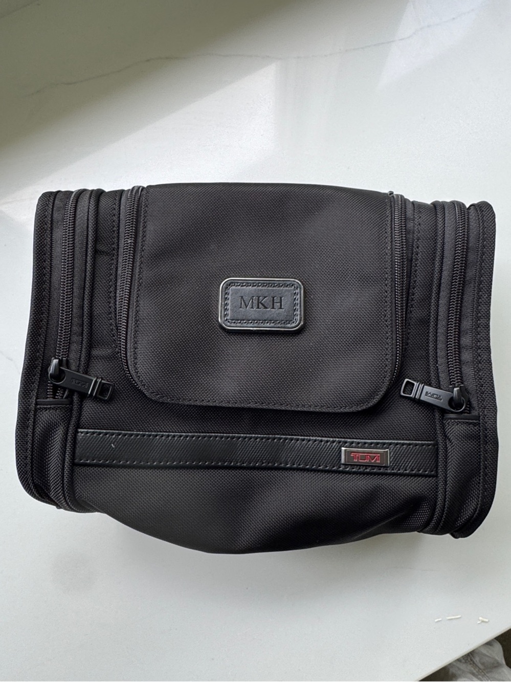 Tumi Black Men’s Toiletry Kit with MKH Patch